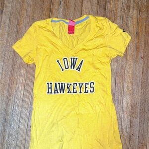 Nike Yellow Iowa Hawkeyes Tee